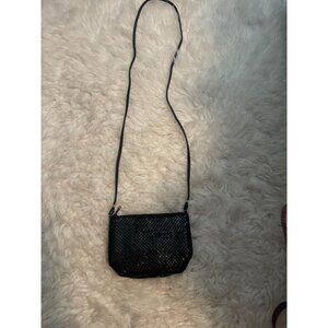 Vintage Whiting & Davis Black Sequin Mesh Purse Handbag